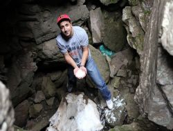 Çatalelma Mağarası doğal buzdolabı